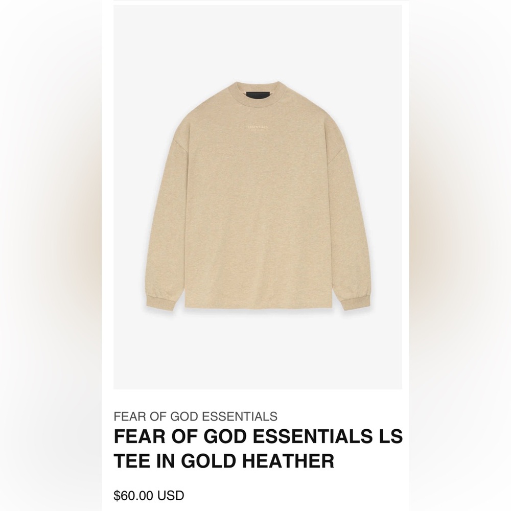 Brand new with tags Fear of God Essentials